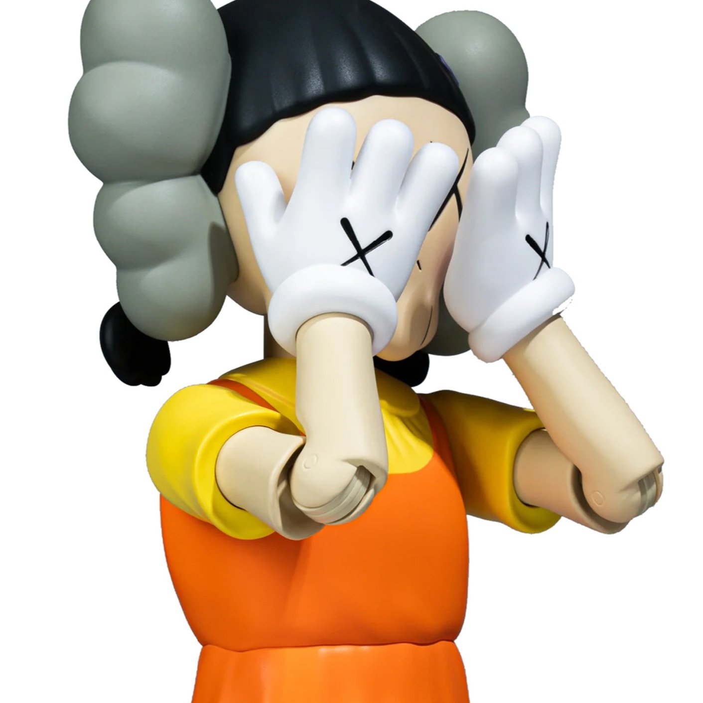 Take brown blue vinyl sculpture by Kaws - Dope! Gallery Take brown blue vinyl sculpture by Kaws - Dope! Gallery